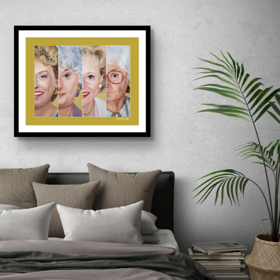 Golden Girls Mat Print 