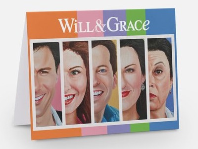 Will and Grace Notecard