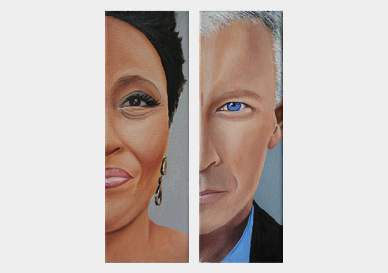 News Icons - Robin Roberts - Anderson Cooper