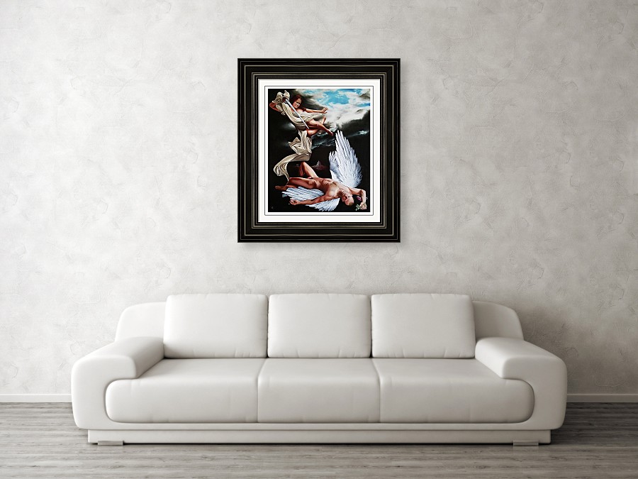 The Fallen by Vic Ritchey Framed Print on Wall